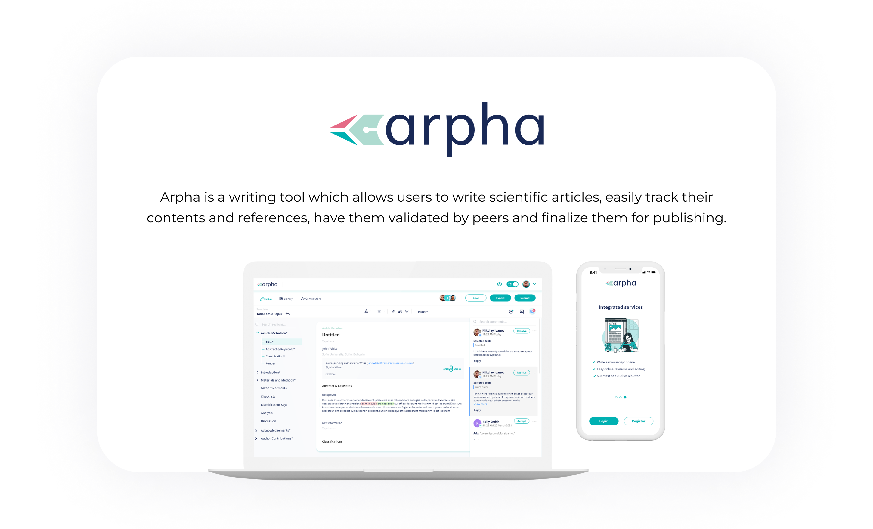 Arpha project overview