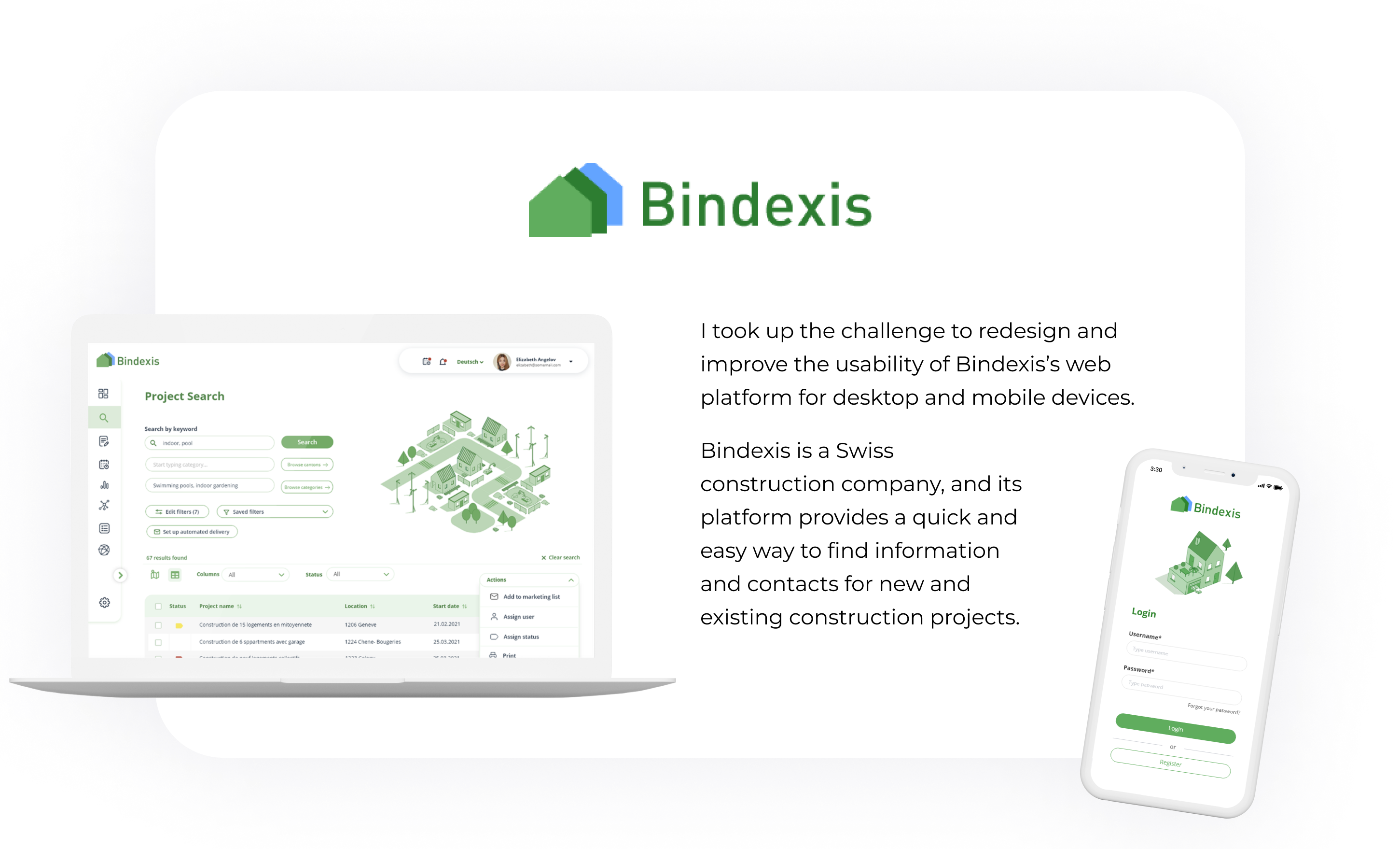Bindexis project overview